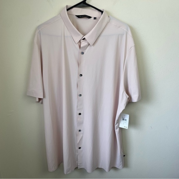 7 Diamonds American Me Slim Fit Short‎ Sleeve Button-Up Performance Shirt - Picture 7 of 12